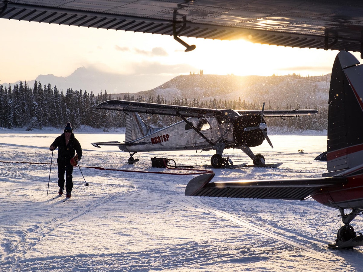 Ski-plane winter operations