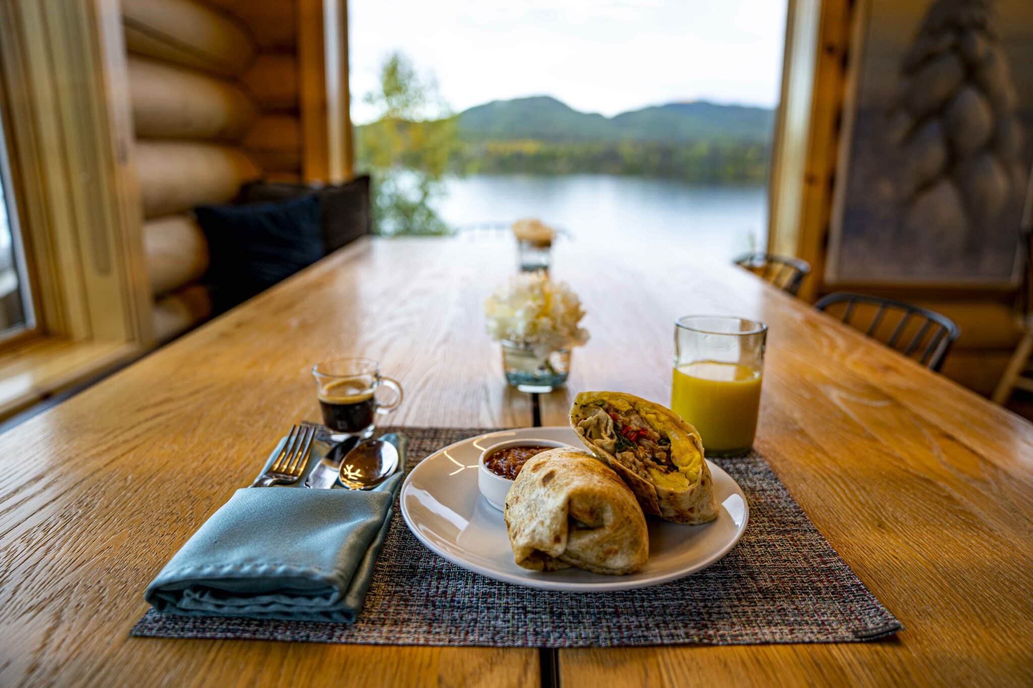 Hearty Alaskan breakfast