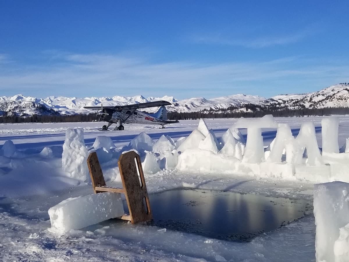 Judd Lake ice cold plunge